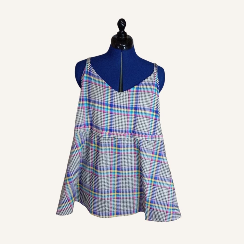 Torrid Super Soft Plaid Tank Top Size 3X New With Tags